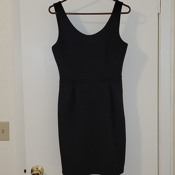 Black Fitted Mini Dress - Picture 2 of 3